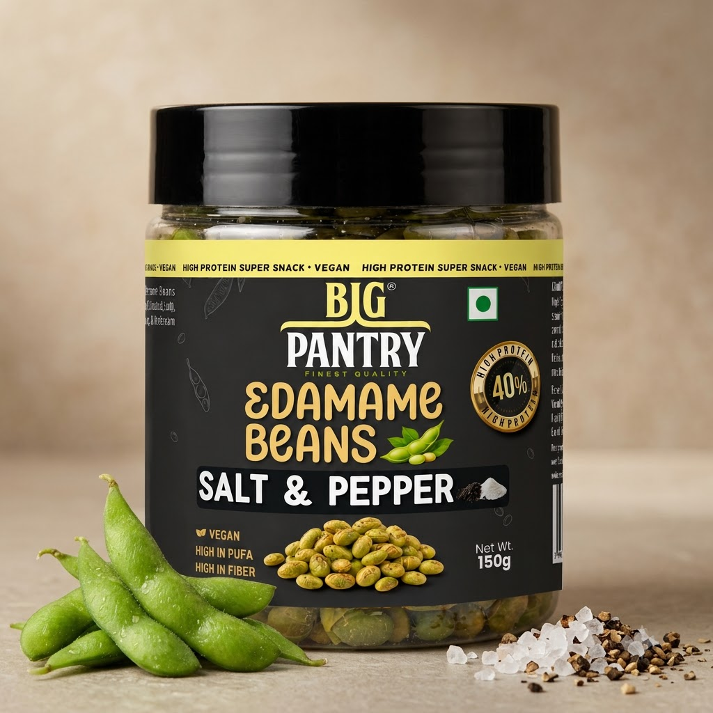Big Pantry Flavoured Edamame product photoshoot
