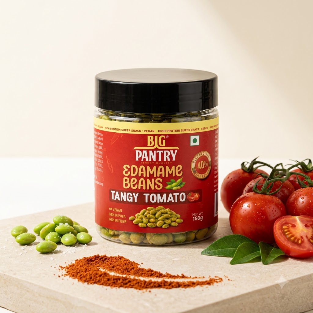 Big Pantry Flavoured Edamame product photoshoot