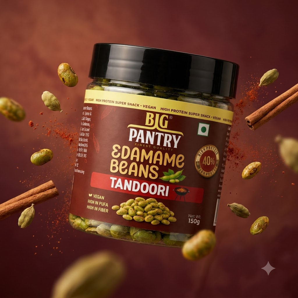 Big Pantry Flavoured Edamame product photoshoot