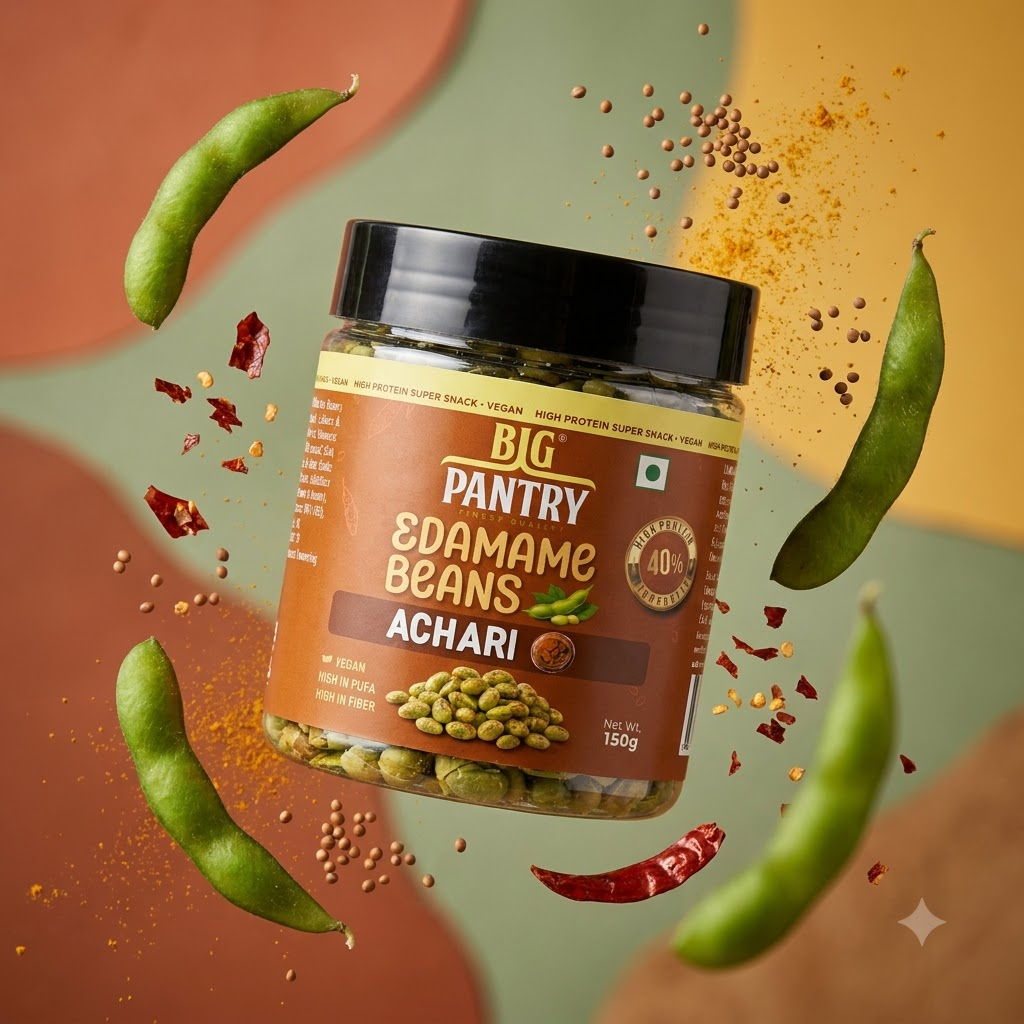 Big Pantry Flavoured Edamame product photoshoot
