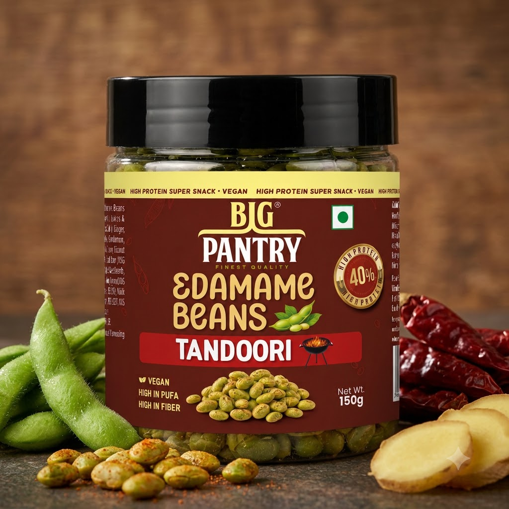 Big Pantry Flavoured Edamame product photoshoot