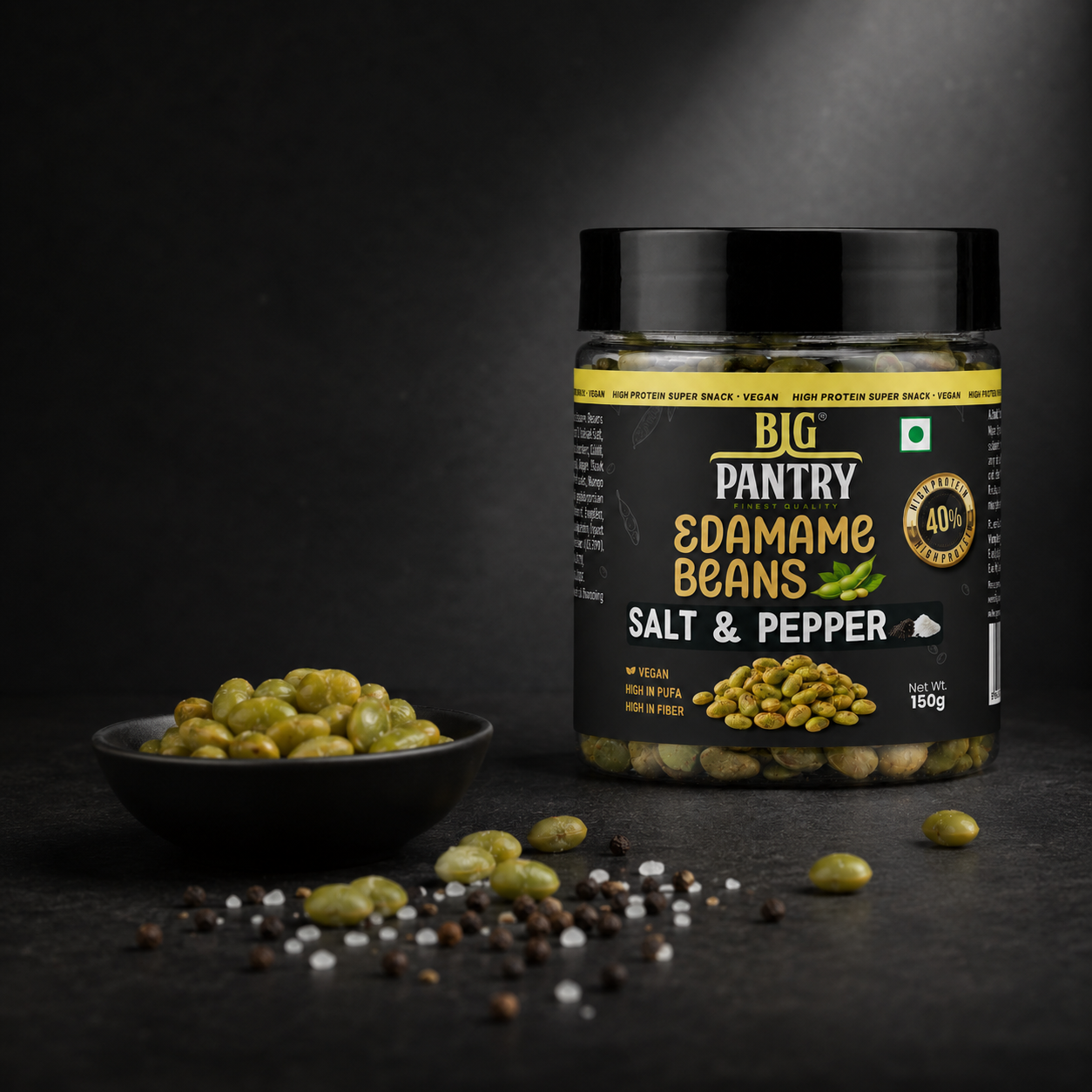 Big Pantry Flavoured Edamame 6 flavours lineup