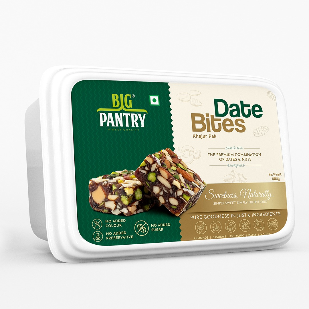 Dry Fruit Date Bites 400GMs - Pack Of 2 – High-Energy Superfood Bites for Guilt-Free Snacking