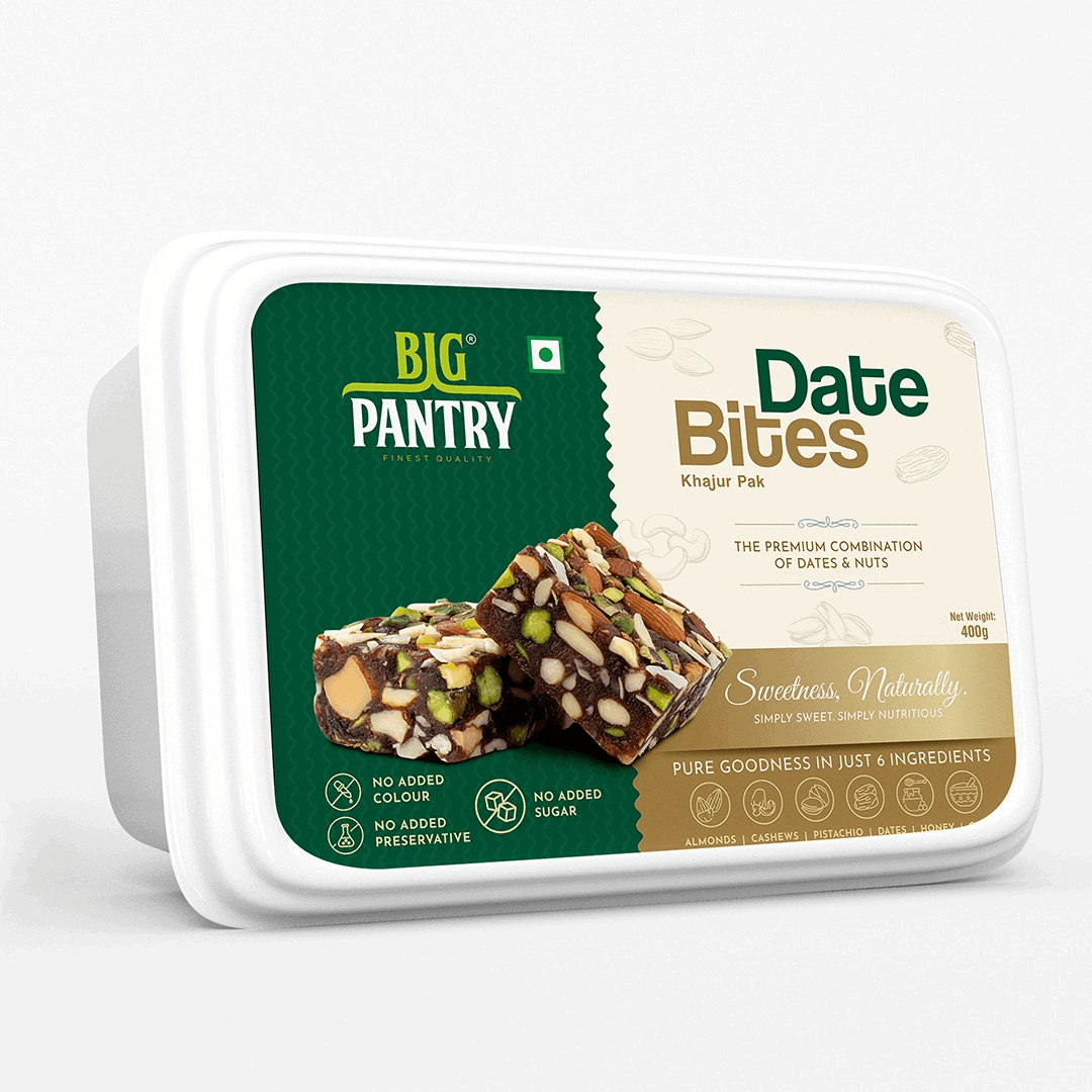 Date Bites with Almonds & Pistachios – 400g (Pack of 2)