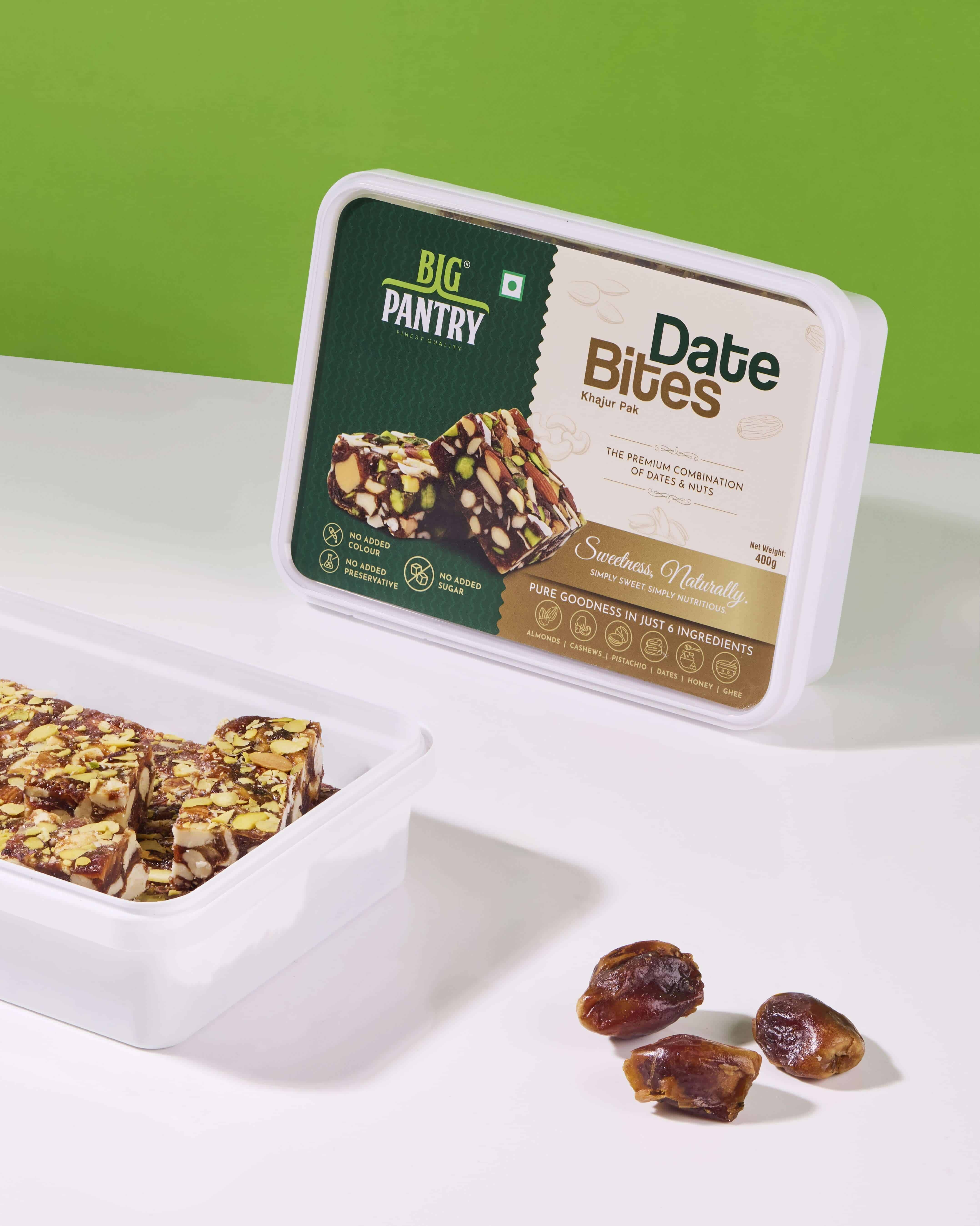 Date Bites with Almonds & Pistachios – 400g (Pack of 2)