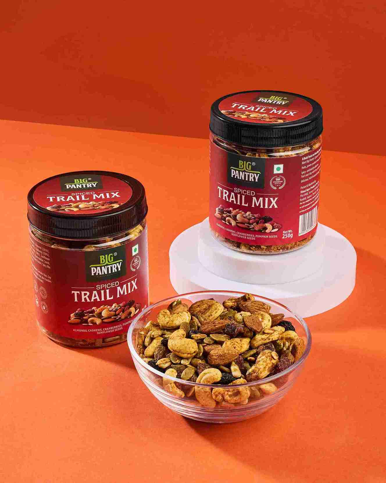 Trail Mix – Roasted Nuts, Seeds & Dry Fruits (250g)