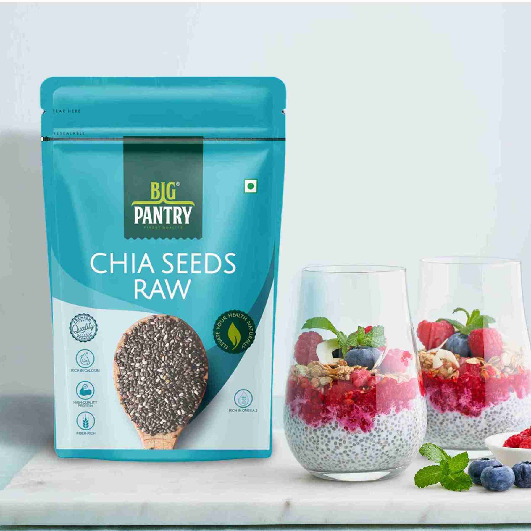 Raw Chia Seeds – Omega-3 & Fibre for Weight Loss