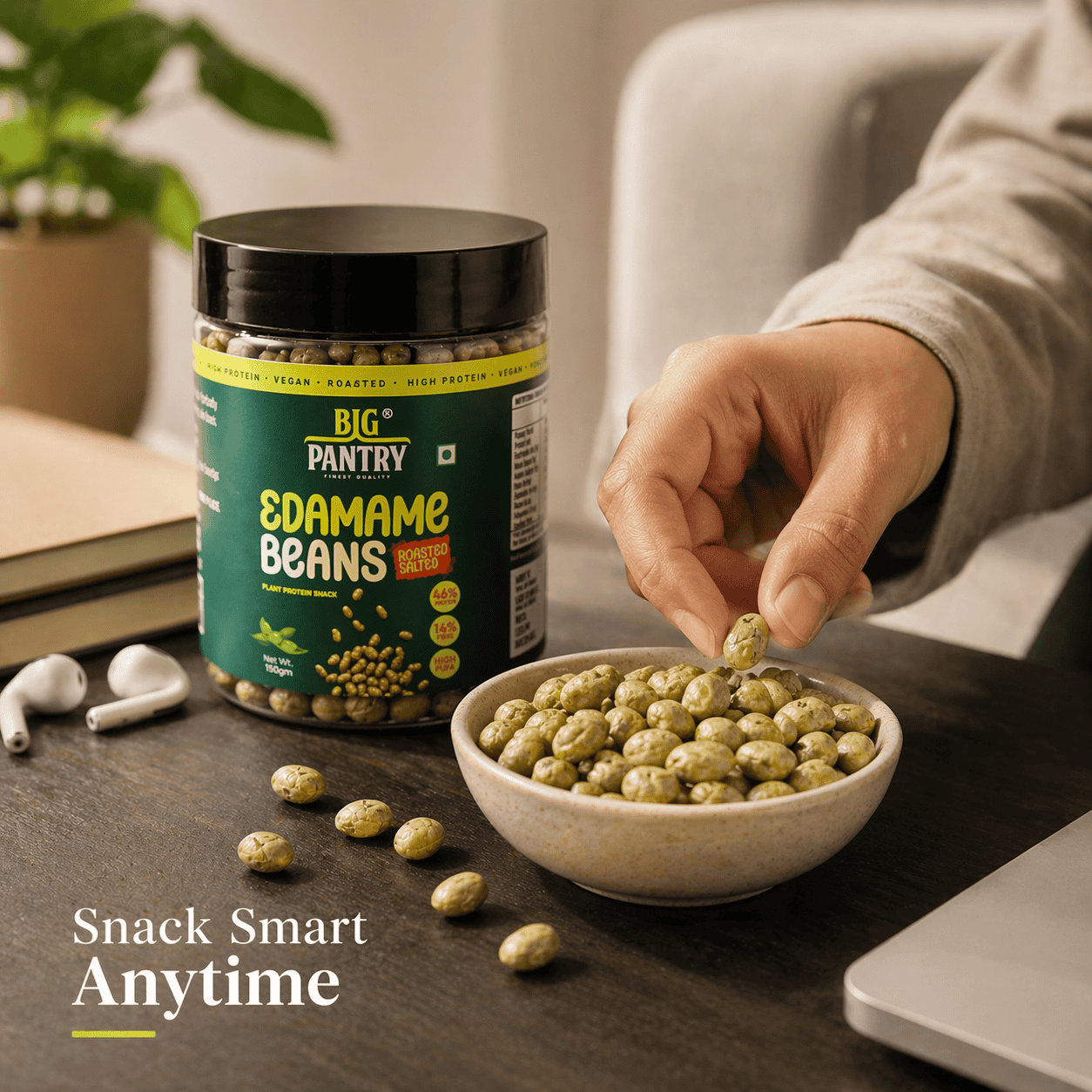 Roasted Edamame Beans – Crunchy High-Protein Snack