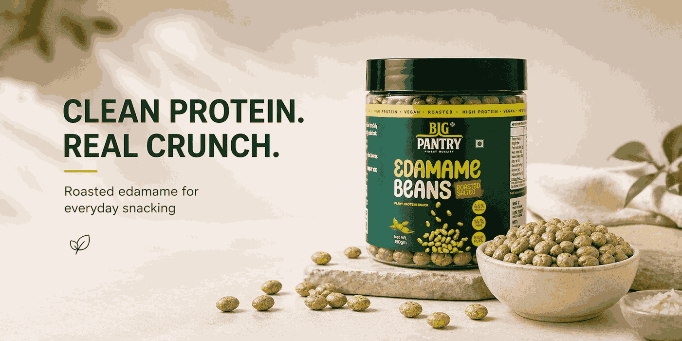 Roasted Edamame Beans – Crunchy High-Protein Snack