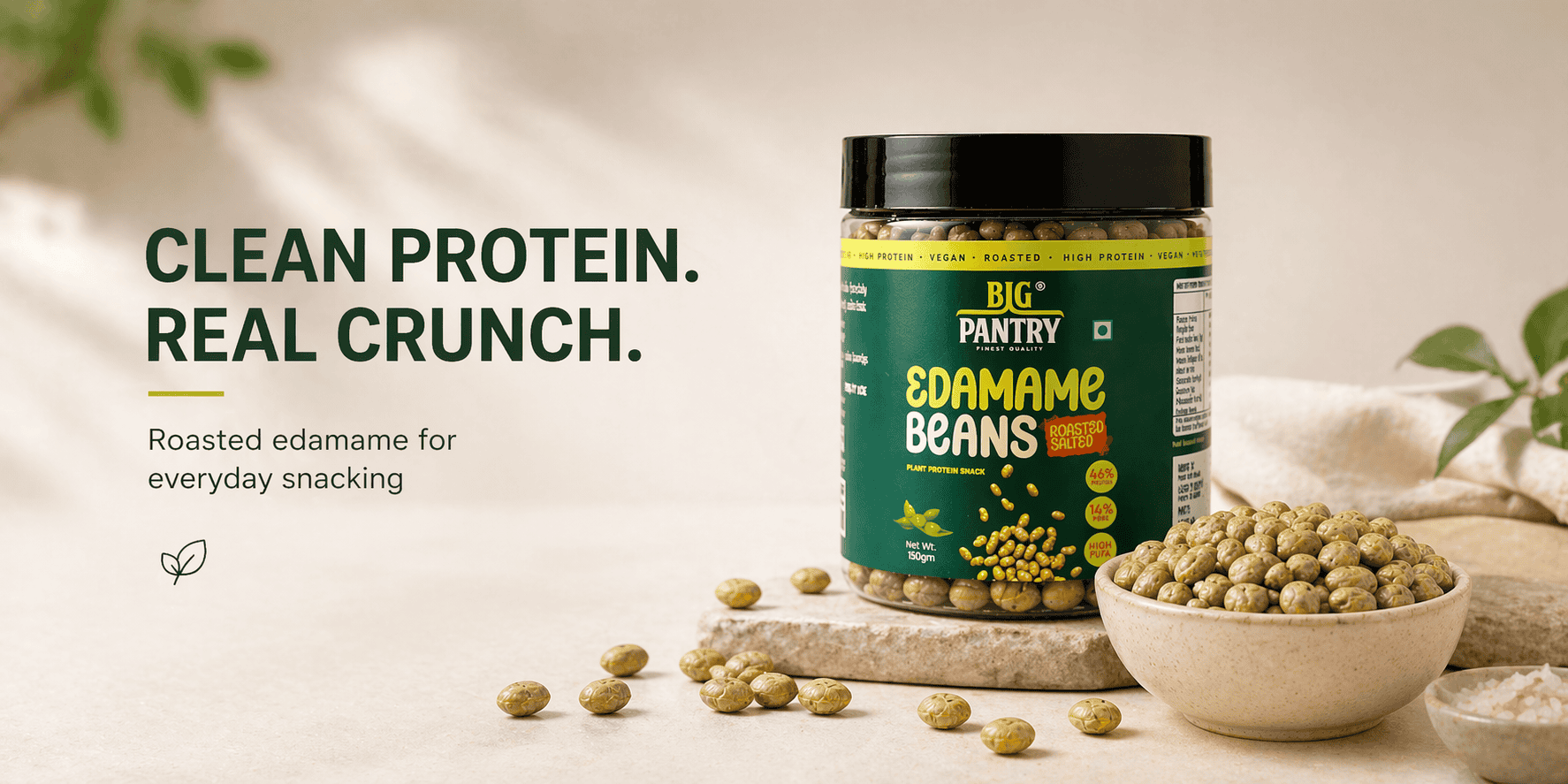 Roasted Edamame Beans – Crunchy High-Protein Snack