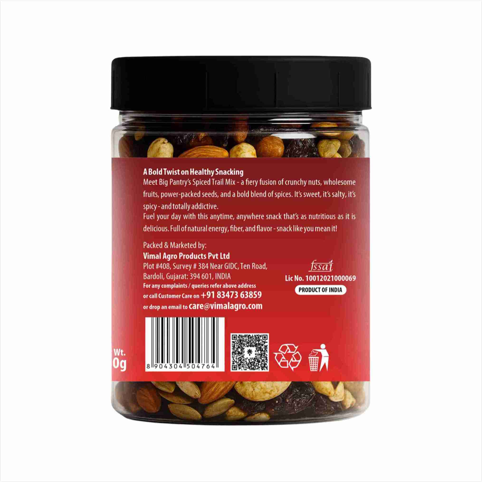 Trail Mix – Roasted Nuts, Seeds & Dry Fruits (250g)