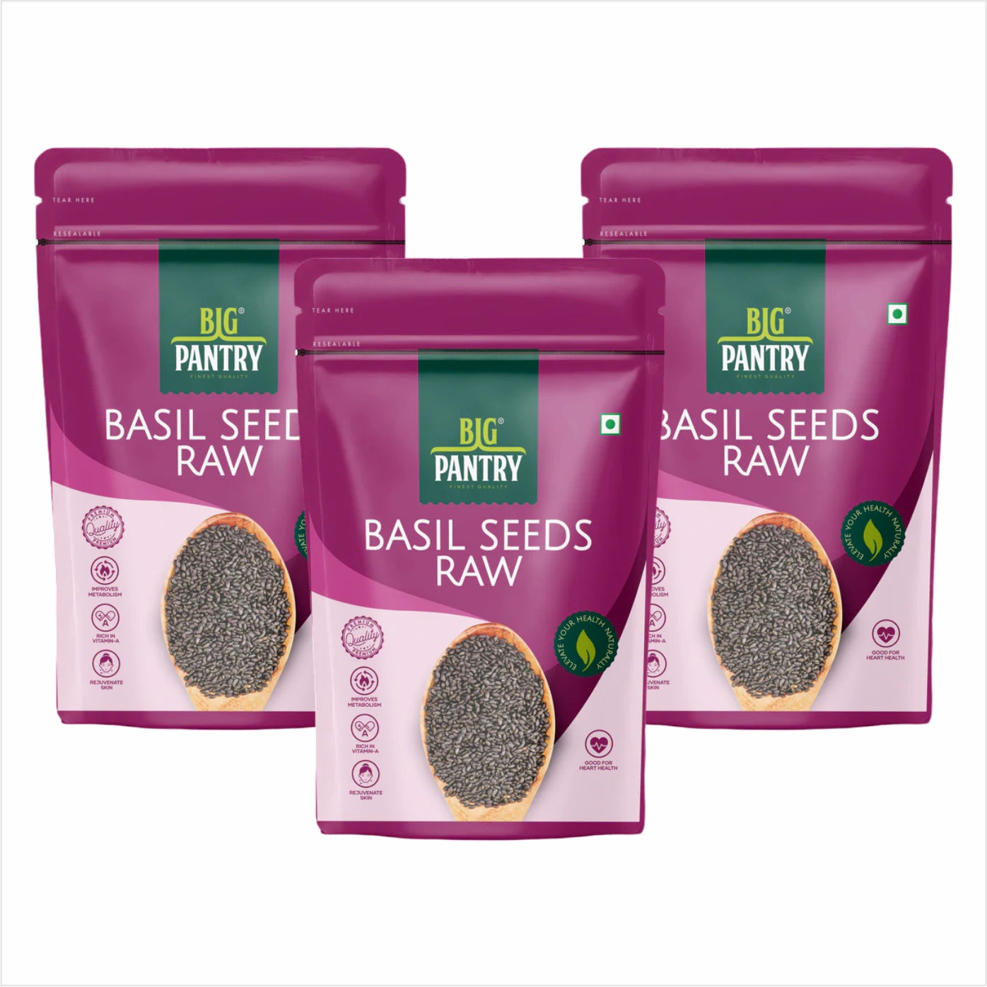 Raw Basil Seeds (Sabja) – Cooling, Fibre & Weight Loss