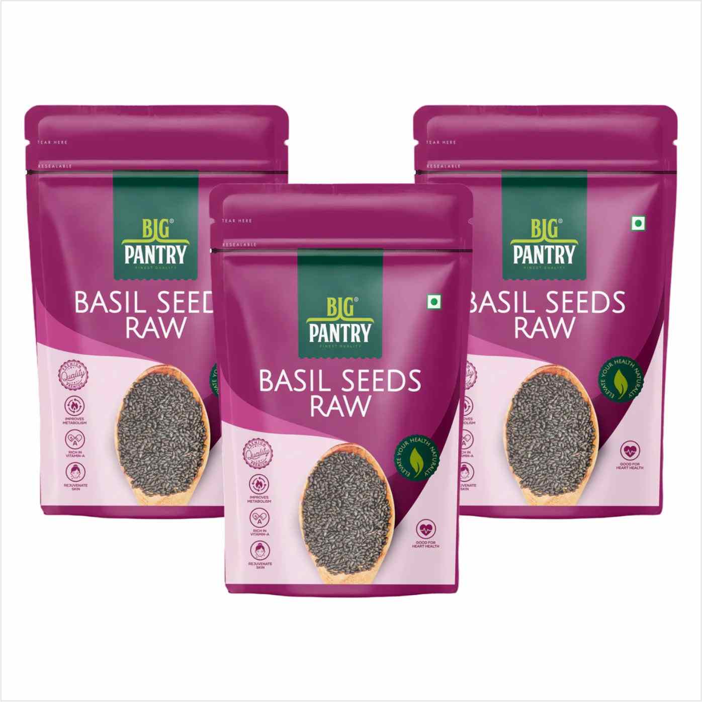 Raw Basil Seeds (Sabja) – Cooling, Fibre & Weight Loss
