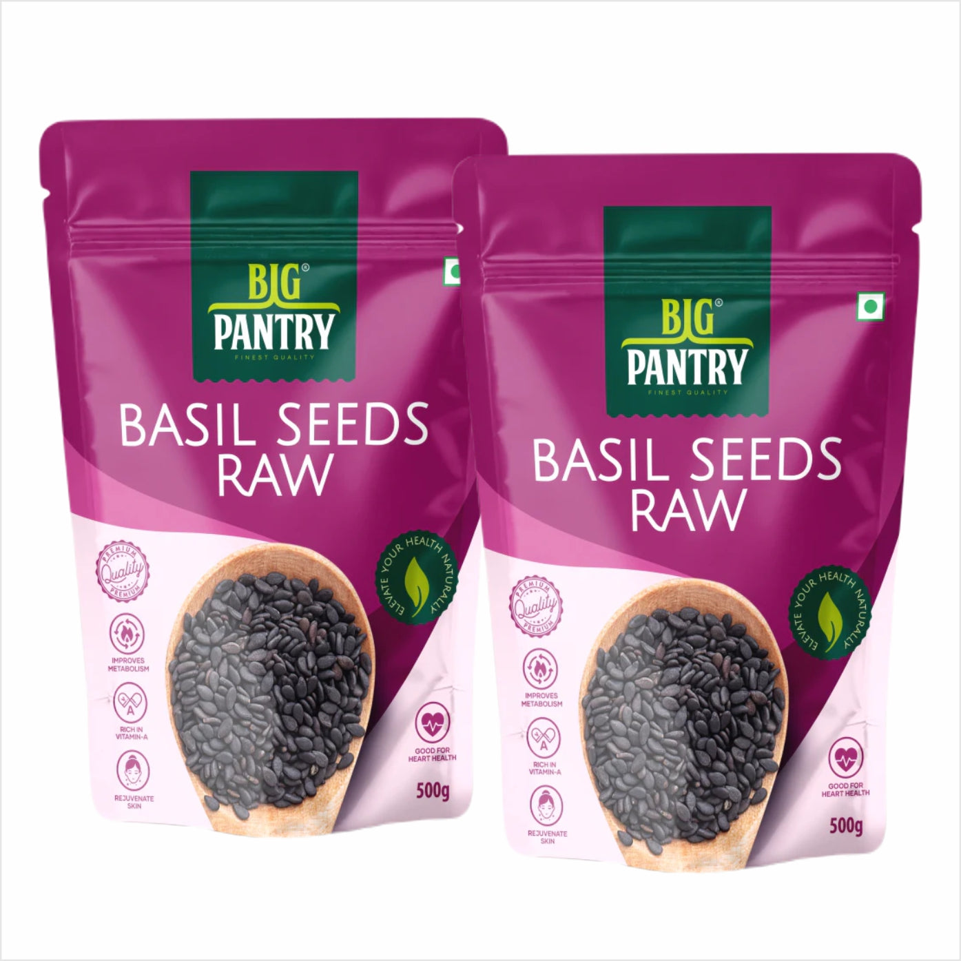 Raw Basil Seeds (Sabja) – Cooling, Fibre & Weight Loss