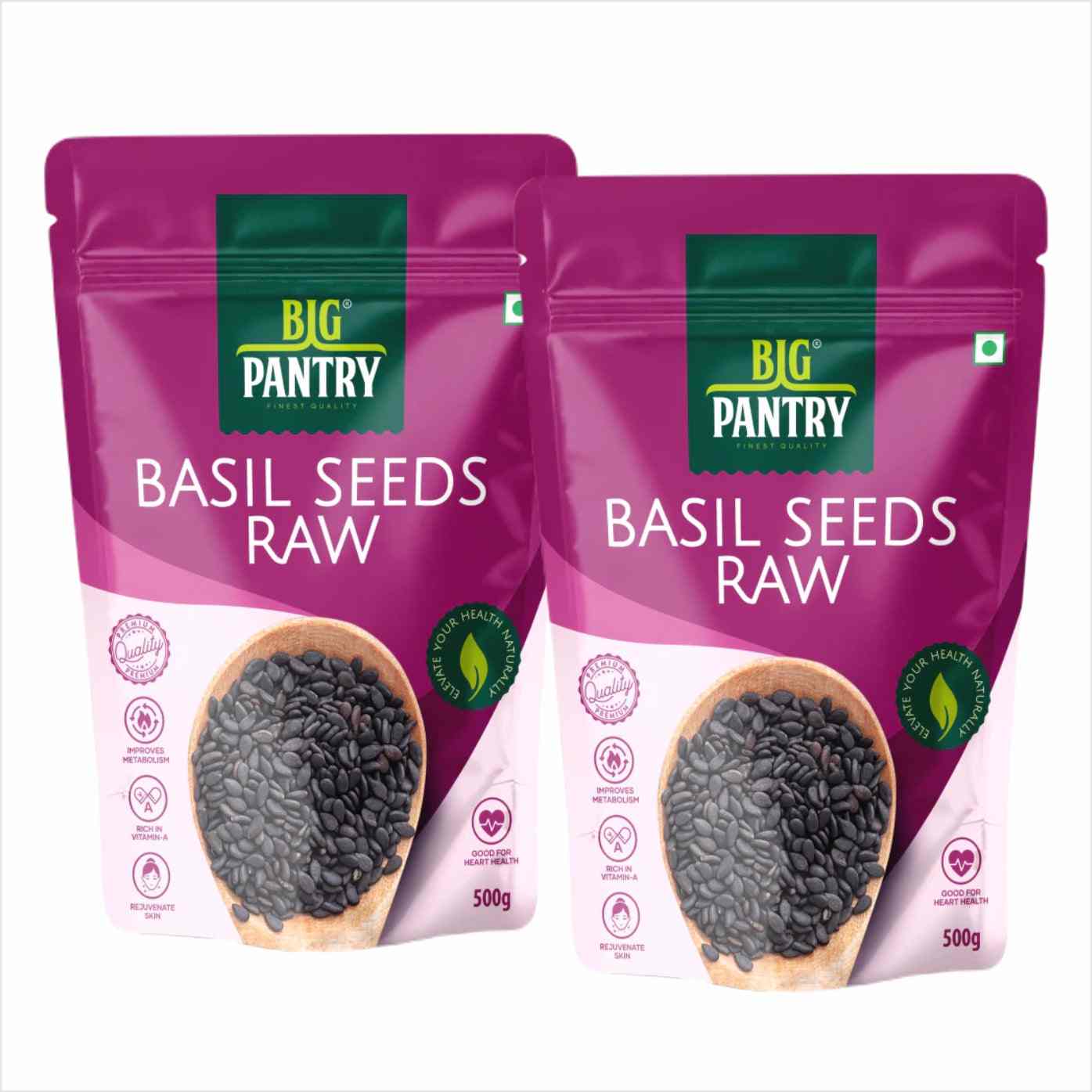 Raw Basil Seeds (Sabja) – Cooling, Fibre & Weight Loss