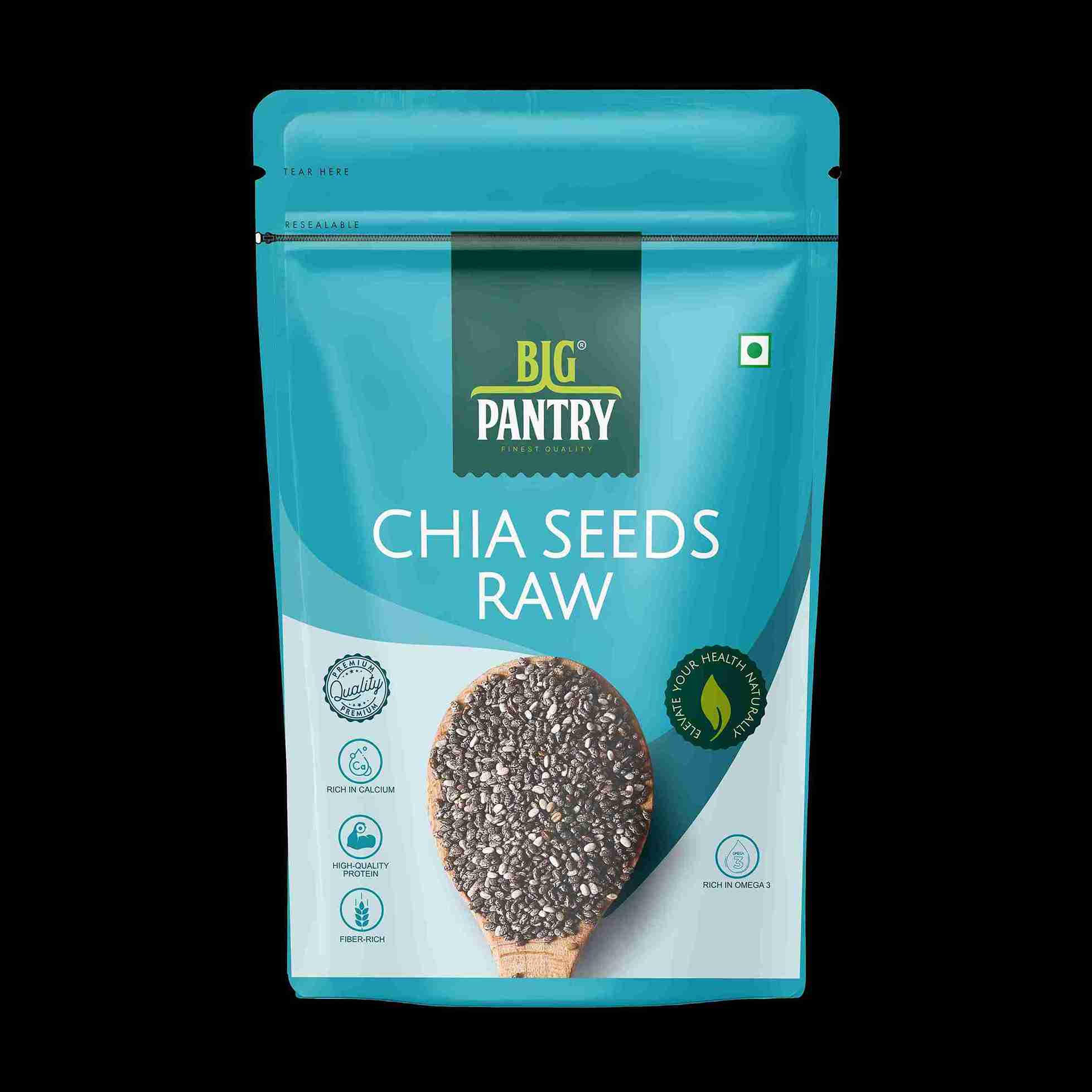 Raw Chia Seeds – Omega-3 & Fibre for Weight Loss