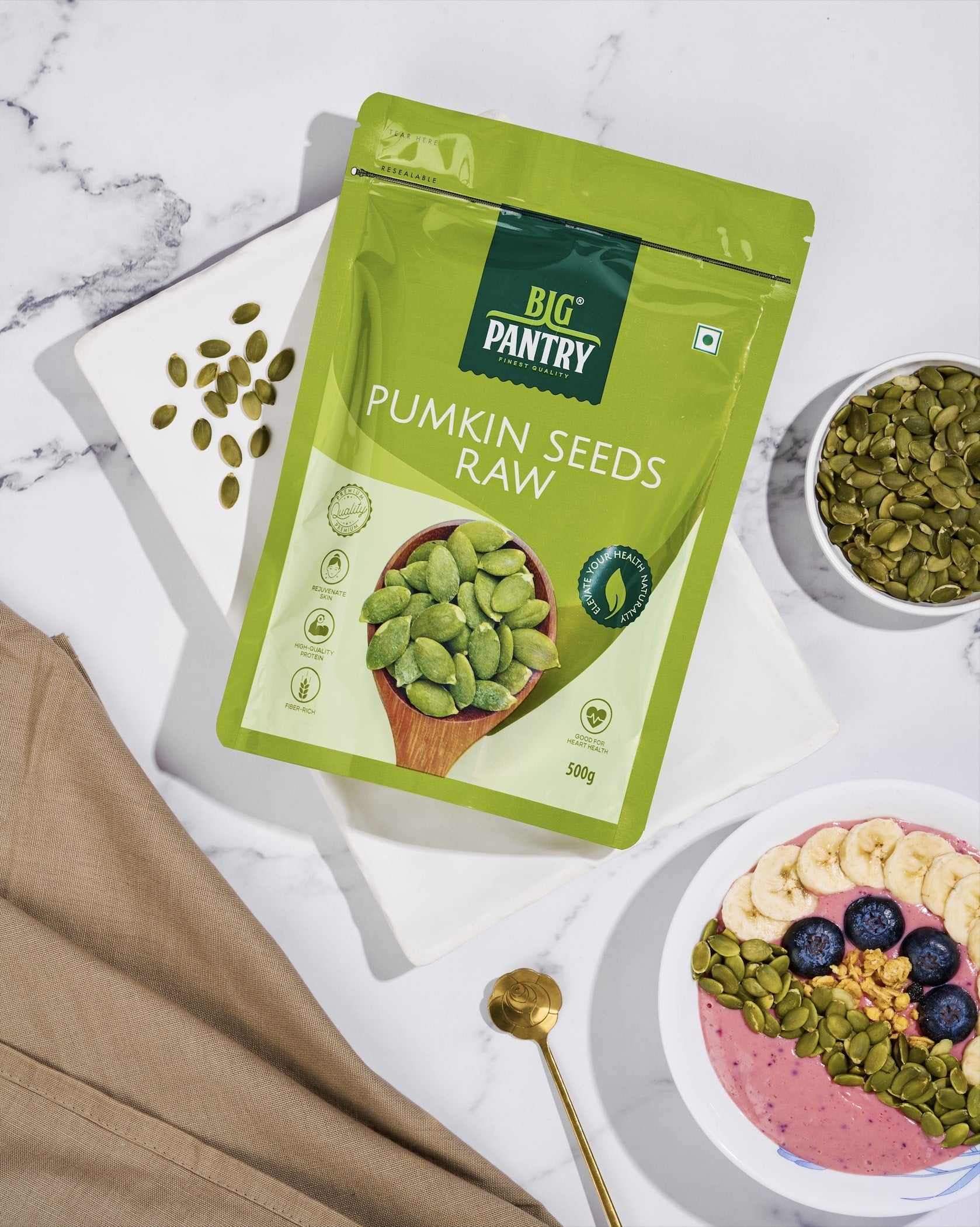 Raw Pumpkin Seeds – Plant Protein, Zinc & Magnesium