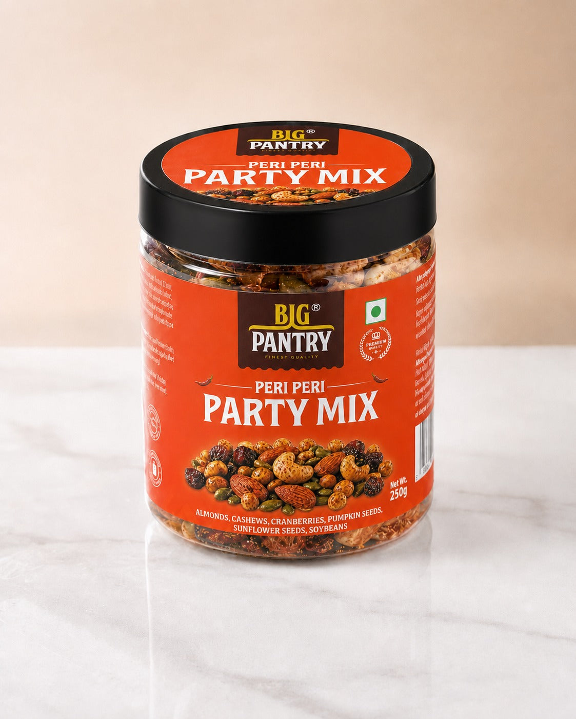 Peri Peri Party Mix – Roasted Nuts, Seeds & Dry Fruits (250g)