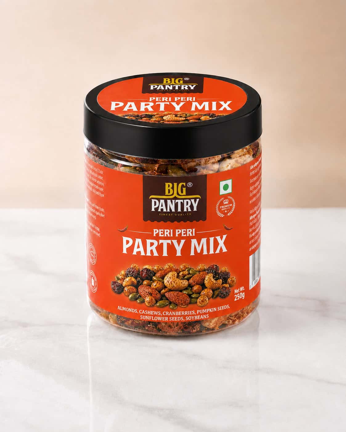 Peri Peri Party Mix – Roasted Nuts, Seeds & Dry Fruits (250g)