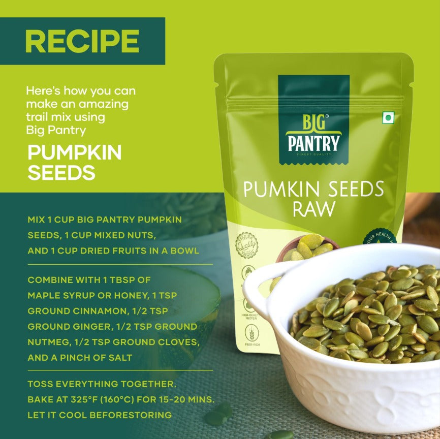 Raw Pumpkin Seeds – Plant Protein, Zinc & Magnesium