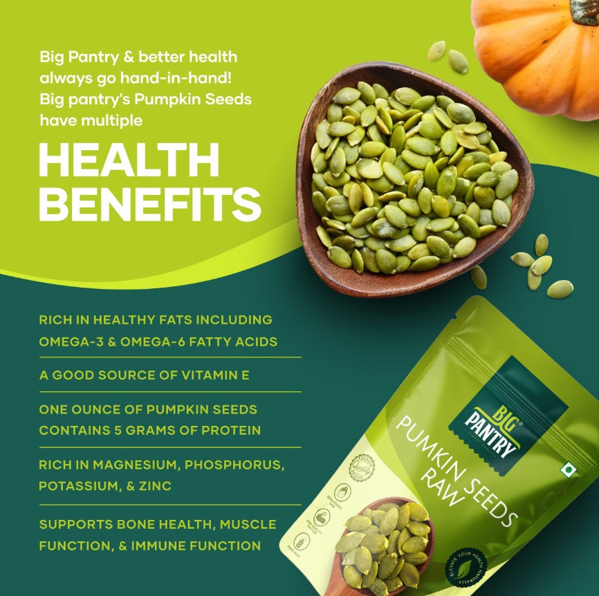 Raw Pumpkin Seeds – Plant Protein, Zinc & Magnesium