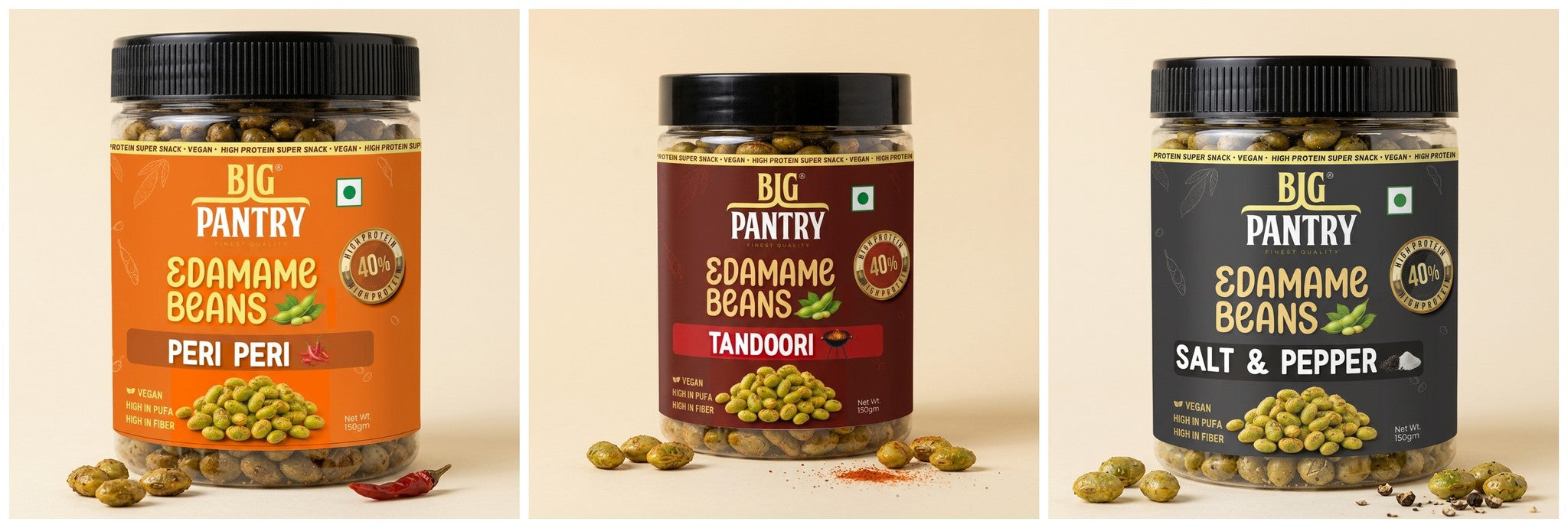 Build Your Edamame Box – pick any 3 flavoured jars