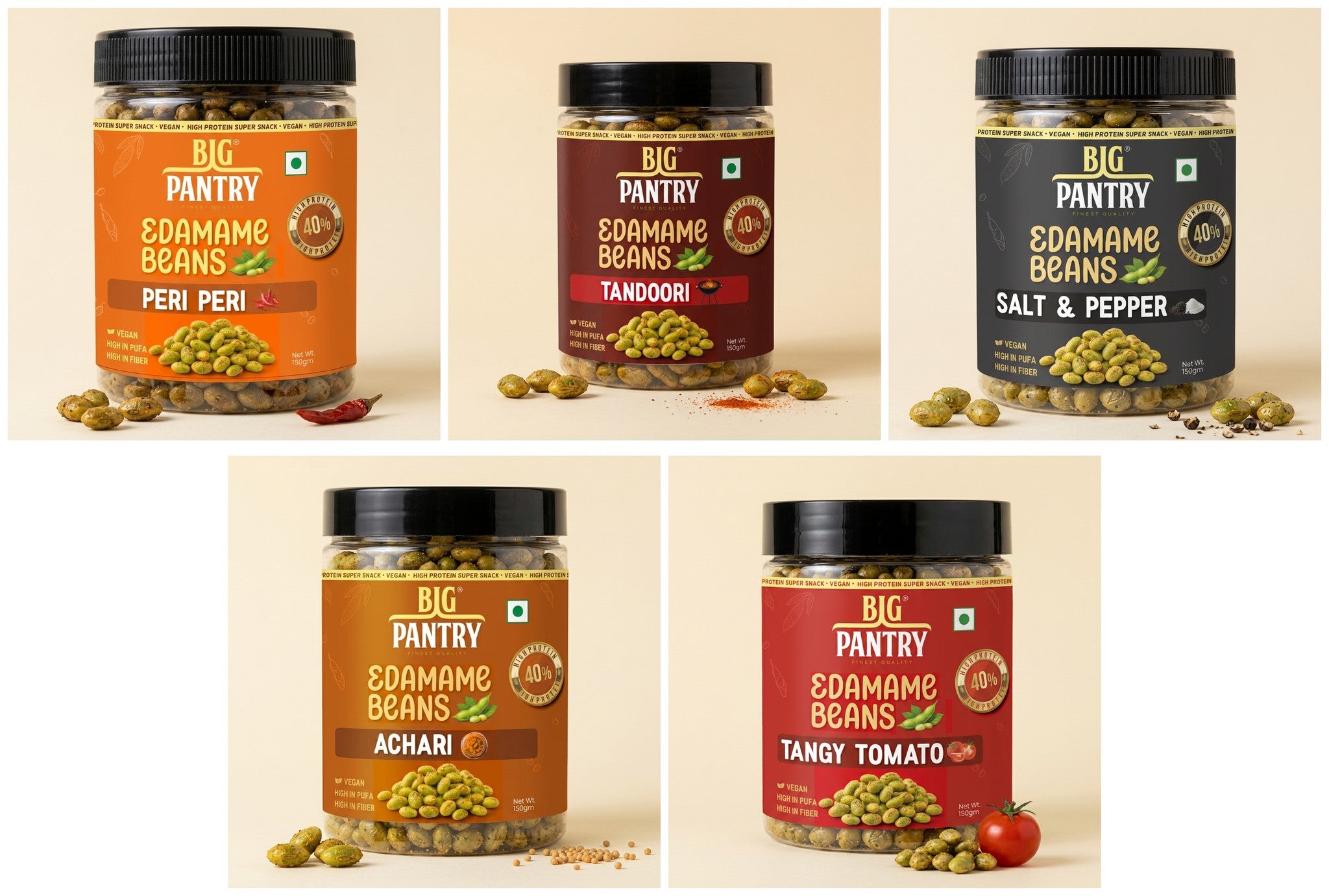Build Your Edamame Box – pick any 5 flavoured jars