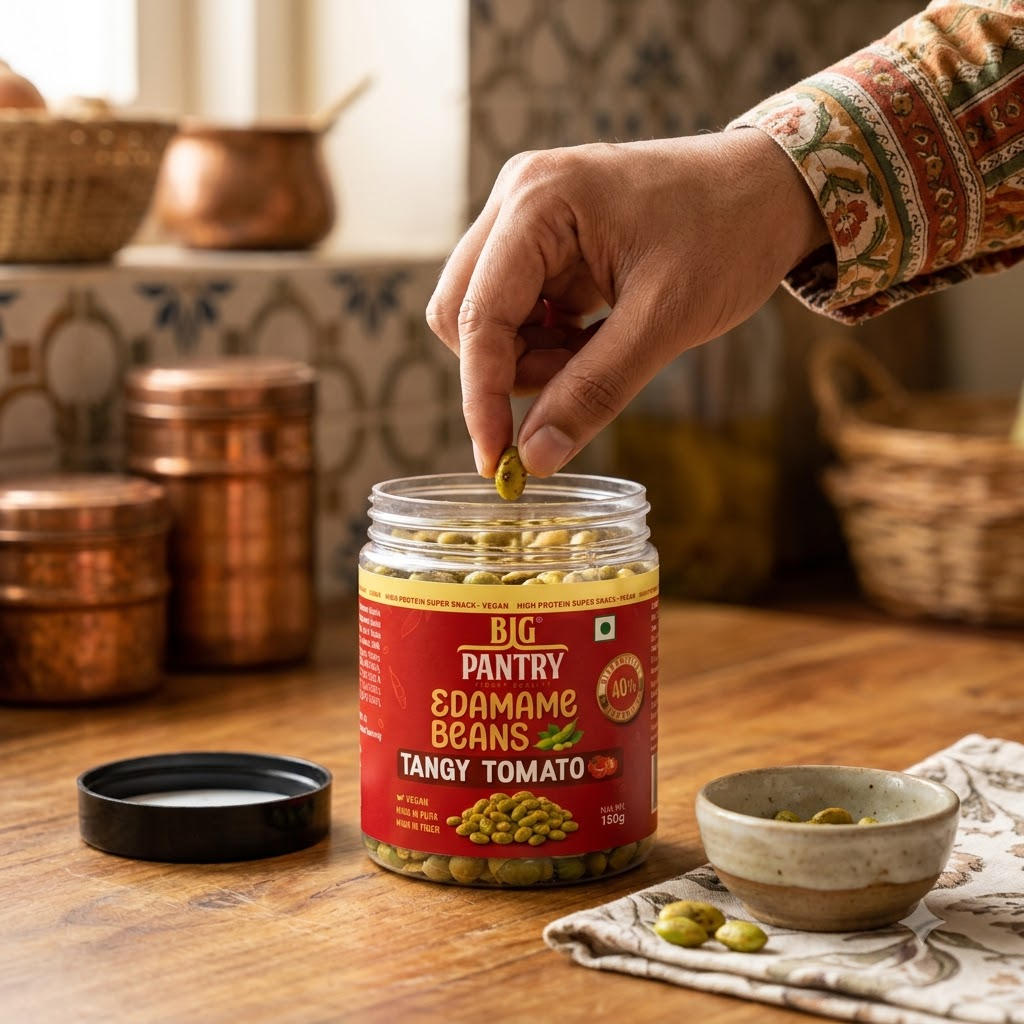 Big Pantry Flavoured Edamame product photoshoot