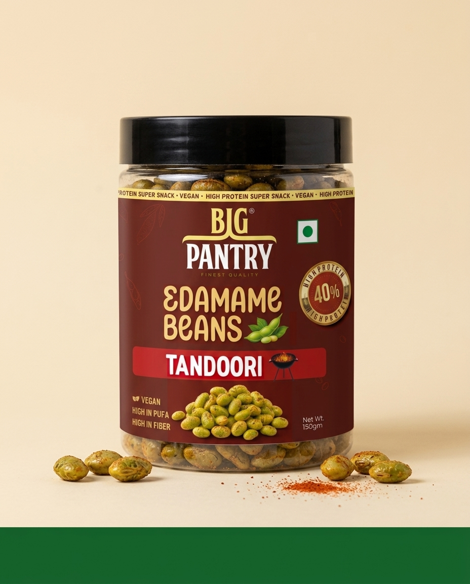 Big Pantry Tandoori Edamame Beans 150g jar